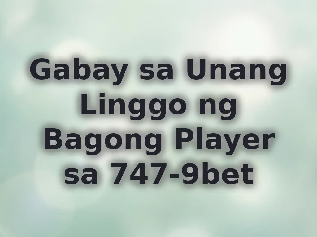 Gabay sa Bagong Player